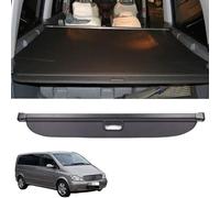 DuanRQ Étagère de Coffre Rétractable pour Benz V Class Viano Vito 2010-2015, Housse Colis Cargo Coque Cache-Bagages Protection Intimité Anti-poussière Protection Cargo