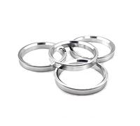 DUANSIYU Bague De Centrage Jante Anneaux centraux de moyeu de Roue, Anneau de moyeu en Alliage d'aluminium OD 67.1 66.1 66.6 à ID 66.1 66.45 57.1 60.1 64.1 56.6 74.1-67.1(66.1-64.1)