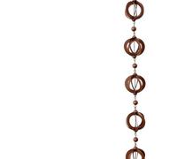 DUANSIYU Chaine De Pluie Chaîne de Pluie en métal 108 cm, rotative, Suspendue, décorative for Jardin, Descente, Cour extérieure