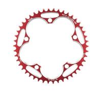 DUANSIYU Couronnes Cyclisme Pignon étroit et Large VTT 130BCD38T-60T(46T Red and Screw)
