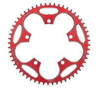 DUANSIYU Couronnes Cyclisme Pignon étroit et Large VTT 130BCD38T-60T(56T Red and Screw)