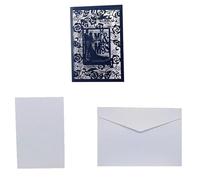 DUANSIYU Faire Part De Mariage Lot de 10 cartes d'invitation mariage élégantes for mariée et marié, for décoration fête(Black set)
