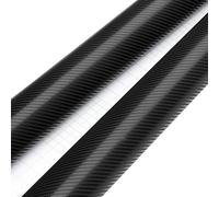 DUANSIYU Film Teinté Voiture Film Vinyle en Fibre de Carbone 4D 152 cm x 200 cm for Voiture, Autocollant for Capot de Voiture, Toit, Accessoires Covering Voiture(Black)