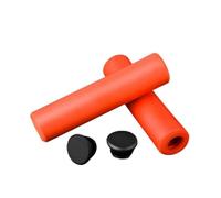 DUANSIYU PoignéE VTT Poignées de vélo en éponge de Silicone for VTT, ultralégères, antidérapantes, Absorbant Les Chocs, Souples, Accessoires de Cyclisme Poignet VTT(Orange)