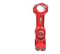 DUANSIYU Potence VTT Ajuster la Tige 0-60 degrés vélo Guidon 25.4/31.8mm Montagne Route Fixie réglable VTT 90/110/120/130mm poignée Partie(31.8x120mm Red)