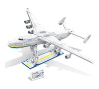 DUANT 39127 Technique 1:84 Antonov An-225 Mriya Kit de construction 5350 pièces Grand avion de transport militaire Modèle d'avion pour collectionneurs Kit d'avion pour adultes