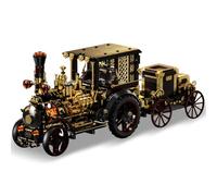 DUANT Briques de construction mécanique rétro pour voiture à vapeur - Kit de construction MOC Oldtimer - Modèle de jouet Supercar - Blocs de construction pour adultes - Pour collectionner des voitures