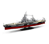 DUANT Colorado Cuirassé (BB-45) Briques de serrage Technique WW2 Marine Navire Militaire Grand modèle MOC Cadeau Jouet Bateau pour Adultes Collectionneurs et Exposition