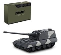 DUANT Jagopanzer E-100 - Lot de 1836 blocs de construction de chasseur de chars lourds militaires allemands, cadeaux de construction pour les amateurs et les adultes