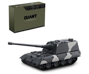 DUANT Jagopanzer E-100 - Lot de 1836 blocs de construction de chasseur de chars lourds militaires allemands, cadeaux de construction pour les amateurs et les adultes