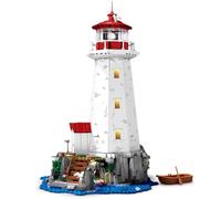 DUANT Kit de construction de phare Page Bay, une série de scènes de rue urbaine avec des modèles de bâtiments de monuments, un ensemble de blocs de construction MOC à collectionner.