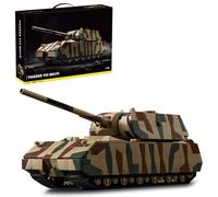 DUANT Maus - Ensemble de blocs de construction de char super lourds 1:28, 2688 pièces MOC, modèle de réservoir militaire lourd, cadeau de construction d'armure de la Seconde Guerre mondiale pour les
