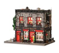 DUANT Oak Barrel Tavern Modular Design House Kit de construction 2368 pièces Street View Series Building House, adapté pour la collection d'adultes et pour offrir des modèles de jouets