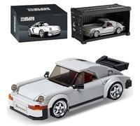 DUANT PB8816 1:32 Turbo Jeu de 343 blocs de construction voiture de sport MOC Super Racing modèle avec boîte d'affichage, blocs de serrage, jouet de voiture, cadeau pour adultes