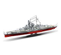 DUANT Tirpitz Cuirassé Briques de Construction, Série Militaire WW2 ismarck Cuirassé 2ème Navire, Convient aux Adultes Jouet de Construction Cadeau Briques Emboîtables Technique Navire