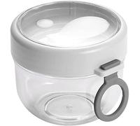 DUANxiaoyanK Récipients d'avoine de nuit de 600 ml avec couvercles et cuillères, gobelets à céréales portables et étanches, pour le stockage des aliments