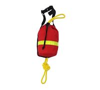 DUANxiaoyanK Sac à lancer en corde, sacs de sécurité, sac de jetée flottant, ligne de lancement haute visibilité, sac pour sauvetage en eau avec corde, Rouge + jaune.