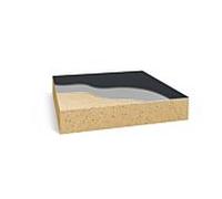 Duarvit Sustano receveur de douche rectangulaire 720276640000000 120 x 80 x 3 cm, grège mat