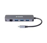 D-LINK DUB-2334 5in1 USB-C Mini Docking Station