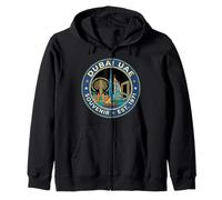 Dubaï Emirats Arabes Unis Ronde Voyage Souvenir City Landmark Tourist Gift Sweat à Capuche
