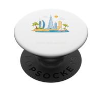 Dubaï Emirats Arabes Unis Souvenir de Voyage Touristes Émirats Arabes Unis PopSockets PopGrip Adhésif
