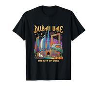 Dubaï Emirats Arabes Unis Voyage Souvenir City Landmark Tourist Gift T-Shirt