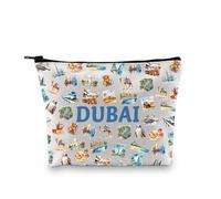 Dubai Gift Dubai Lovers Gift Dubai Fan Trousse de maquillage Dubaï Cadeau touristique Dubaï Landmark Dubaï Fête à thème, Dubaï.