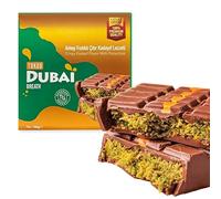 Dubai Schokolade Pistazie 100 g - Le chocolat de Dubaï avec des fils de pâte Engelshaar, kadayif et une crème de pistache - Pistaziencreme Dubai Schokolade - Chocolat à la pistache Chocolate