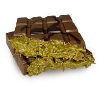 Dubai Style Chocolat 187 g (XL) avec pistache et Kunafeh - Selon la recette top ! Chocolat hype viral - Expédition extrêmement rapide (187 g, chocolat au lait)