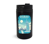 Dubaï UAE Tasse de voyage souvenir de voyage, gobelet de voyage, tasse à café isotherme, tasse portable