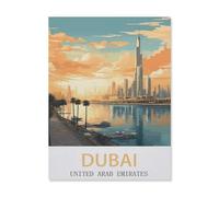 Dubai United Arab Emirates，Jigsaw Puzzles 1000 Pieces for Adults, Classic Puzzle Kids Puzzle Challenging and Difficult Puzzles for Adults and Teens（50x70cm）-EG93