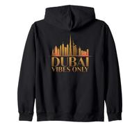 Dubai Vibes Only Travel Mood, Paysage du désert Sweat à Capuche