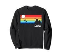 Dubai Vintage Design Vacation Travel UAE Dubai Sweatshirt