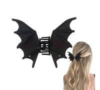 Dubbulon Barrettes Griffe Halloween | Pince Fine Ailes de Chauve-Souris - Barrette Griffe Antidérapante Gothique pour Déguisement Fêtes Masquées Femmes