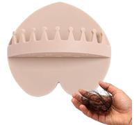 Dubbulon Collecteur de Cheveux pour la Douche Murale, Piège en Silicone Anti-Bouchage pour Cheveux, Outil avec Ventouses pour Piéger Les dans Baignoire, Douche, Évier Et Salle De Bain