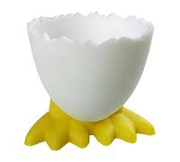 Dubbulon Coquetier Oeuf (Jaune) - Support À Œufs en Pieds De Poulet pour Restaurants Et Enfant | Coquetier Porte-Coquetier Casse Coquille Oeuf Coupe-Coquille pour Cuisine, Pâques