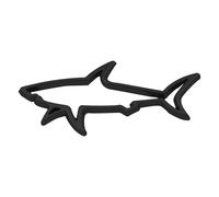 Dubbulon Emblèmes Et Insignes De Voiture | Autocollants De Requin Pour Vitre De Voiture | Décorations Logo Creux Imperméables Pour Cadre De D'immatriculation Jante Et Véhicules