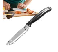 Dubbulon Éplucheur de Fruits | Épluche-Légumes Inox pour Cuisine,Gadget à Ressort Antidérapant Maison pour Ananas Carotte Mangue Kiwi