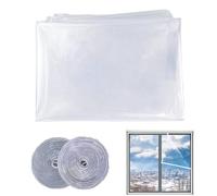 Dubbulon Film Isolant Pour Fenêtres,Thermique Imperméable Et Résistant | Kit Scellement Hivernal Fenêtres Ruban Thermique - Pour Maison Sous-sol Cuisine Salle De Bain Grenier