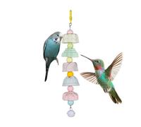 Dubbulon Jouets à Mâcher pour Oiseaux - Accessoires Colorés de Mastication pour Animaux | Jouets en Pierres Colorées pour Meuler Le Bec de Perroquet - pour Aras Perruches Conures Calopsittes Pinsons
