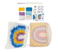 Dubbulon Kits De Crochet À Pour - Trousse d'Accessoires à Tricoter avec Pochette Crayon - Accessoires pour Artisanat du Tissage au Crochet | Pour Adolescents Adultes Maison Atelier Loisirs Créatifs