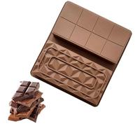 Dubbulon Moule à Barres Chocolatées | Moule à Biscuits en Silicone | Forme à Glaçons et Bonbons pour et Adultes | Anniversaire Noël Pâtisserie Fête Décoration Gâteau