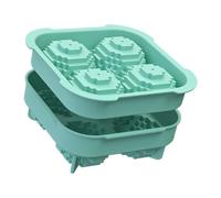 Dubbulon Moules À Glace Boules De Golf,Silicone Souple Fabricant À Démoulage Facile En 4 Formes De Balles De Golf,Moule À Glaçons En 3D - pour Maker Whisky Cocktails Tequila Vodka Gelée de Fruits