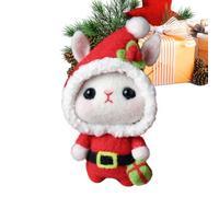 Dubbulon Ornements Animaux De Noël En Feutre | DIY Décoration de Lapin et d'Élan - Kit de Matériel pour Animaux Compagnons - Pour La Salle De Classe La Pièce L'Arbre De Noël Les Et Les Adultes