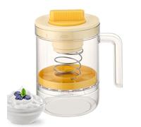 Dubbulon Passoire À Yaourt Avec Ressort,Machine De Filtration Sous Pression Pour Yaourt | Filtre à fromage pour cuisine - Pour la Cuisine, la Cuisson, le Lait, la Salade, l'Alimentation Bébé, les