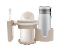 Dubbulon Porte-Gobelet pour Déambulateur - Support Rotatif à 360° pour Bouteille Universel avec Porte-téléphone | Multifonction Idéal pour Poussette Caddie Et Fauteuil Roulant