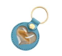 Dubbulon Porte-poils De Chat Porte-clés | Porte-clés à Poils d'Animal Rechargeable - Pendentif Cœur Mémorial Femme Collection Sac à Main Sac à Dos