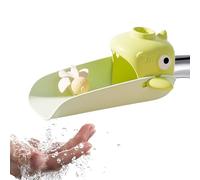 Dubbulon Prolongateur de Robinet pour Enfant,Forme de Requin avec Indicateur de Température - Accessoire de Robinet Sensible à la Température pour Lavage des Mains Salle de Bain Douche Baignoire