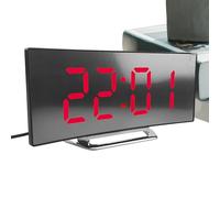 Dubbulon Réveil Numérique - Horloge Digitale À Grand Écran LED - Outil De Gestion du Temps À Haute Luminosité Silencieux pour Garçons Filles Adolescents Étudiants Seniors Et Salon