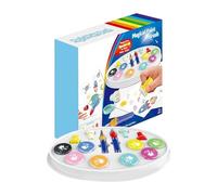 Dubbulon Stylo Aquarelle,Marqueurs de Coloriage Artistique - Feutres Coloriage Avec Outils Pédagogiques Dessin Tampon Pour Activités Parent-Enfant Garçons Filles Art Créatif